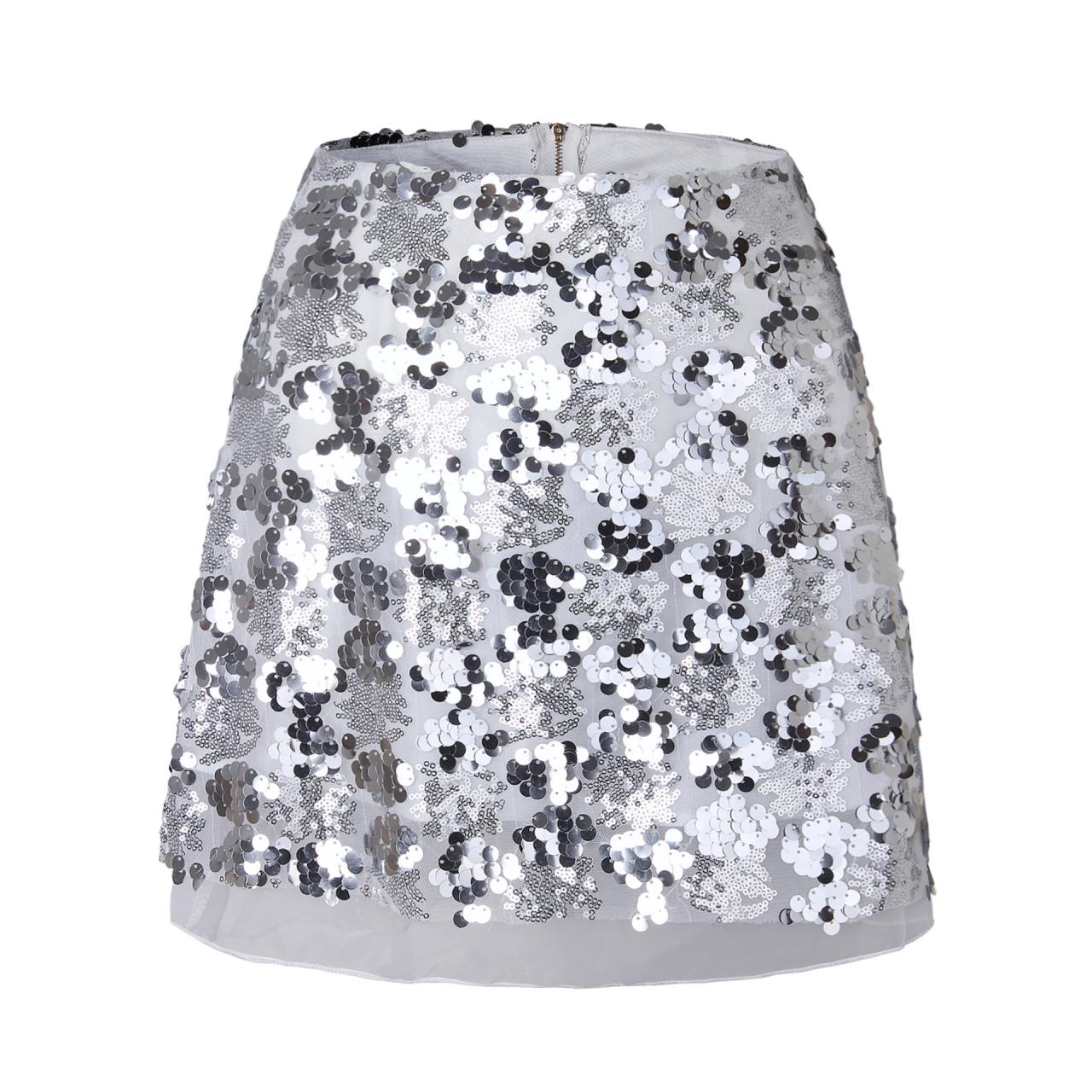 Gold And Silver Bling Bling Shiny Party Skirt on Luulla