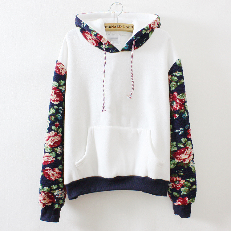Spring And Autumn Korean Version Of The Retro Solid Color Hooded Sweater